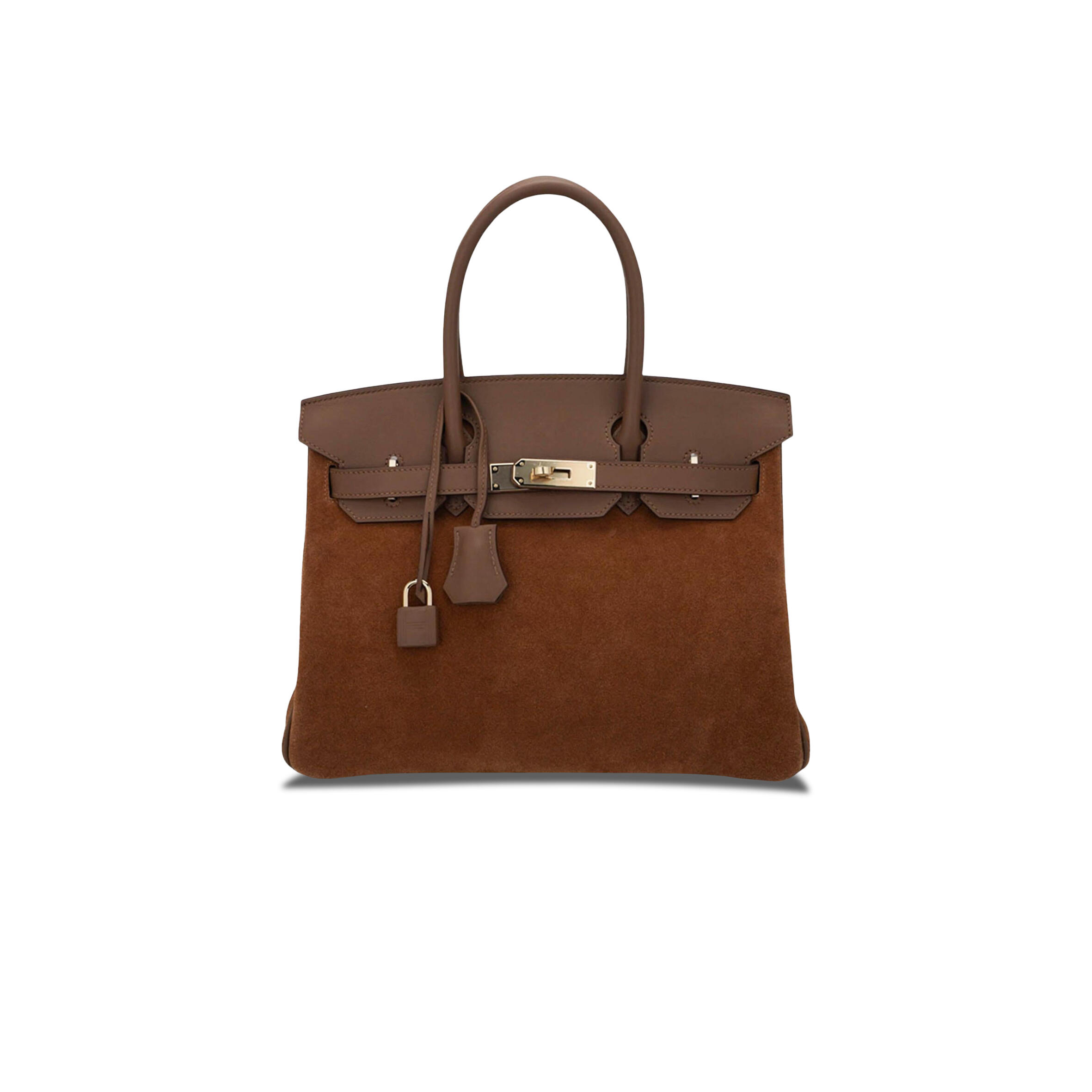 H**me5 BIRKIN 30 CHESTNUT GOLD BUCKLE BAG 58822833472 (30*22*16cm) Master Quality